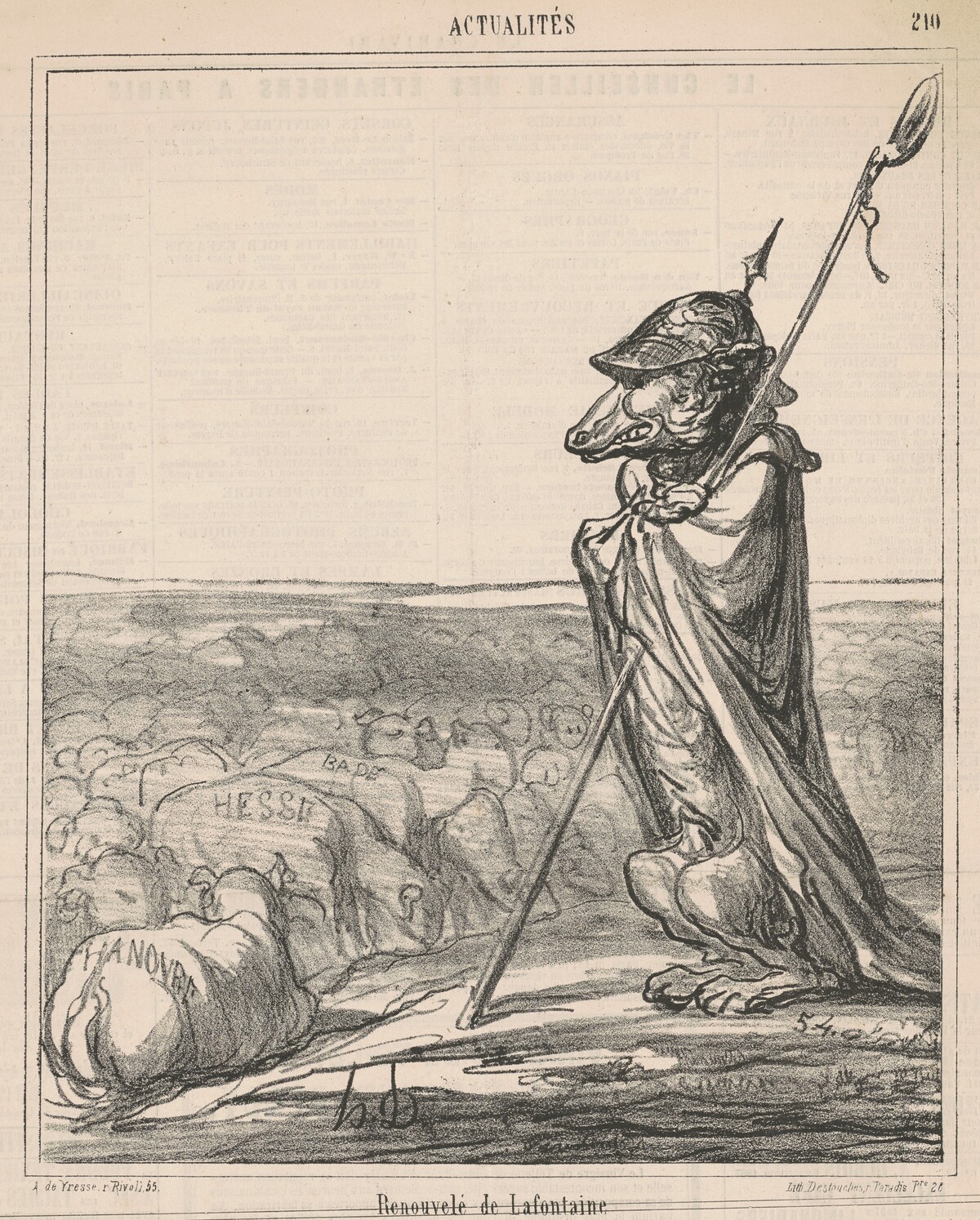 Renouvelée de la fontaine by Honoré Daumier