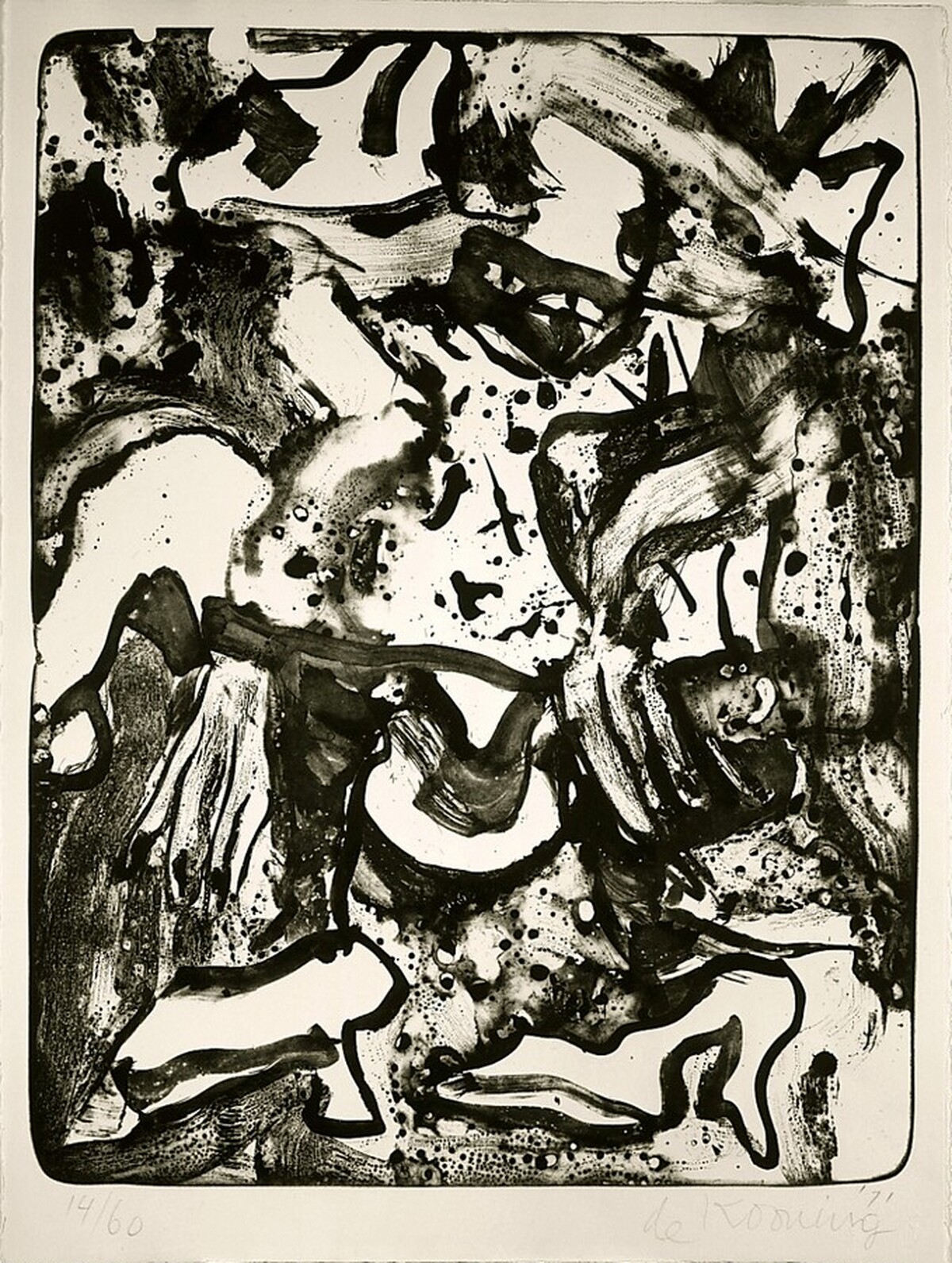 Minnie Mouse by Willem de Kooning