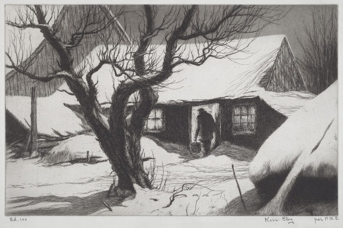Cow Shed by Kerr Eby