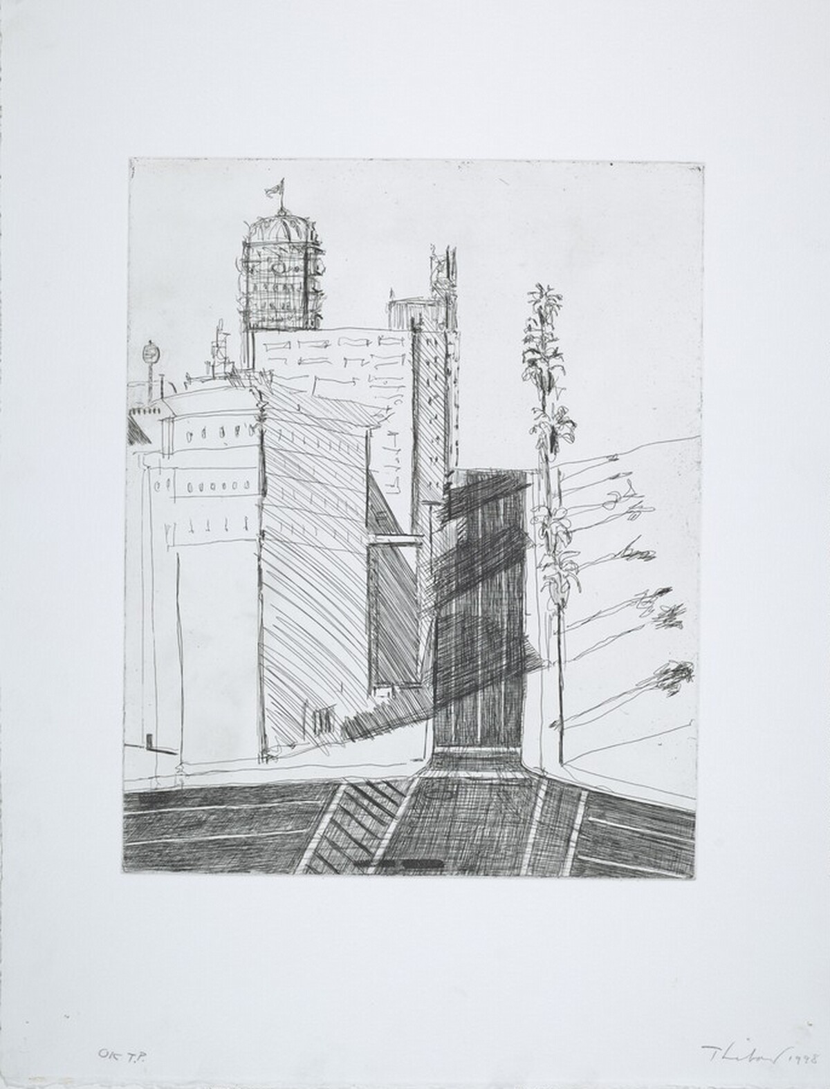 Hotel Corner by Wayne Thiebaud
