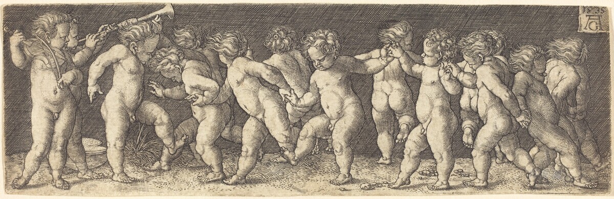Dancing Children by Heinrich Aldegrever