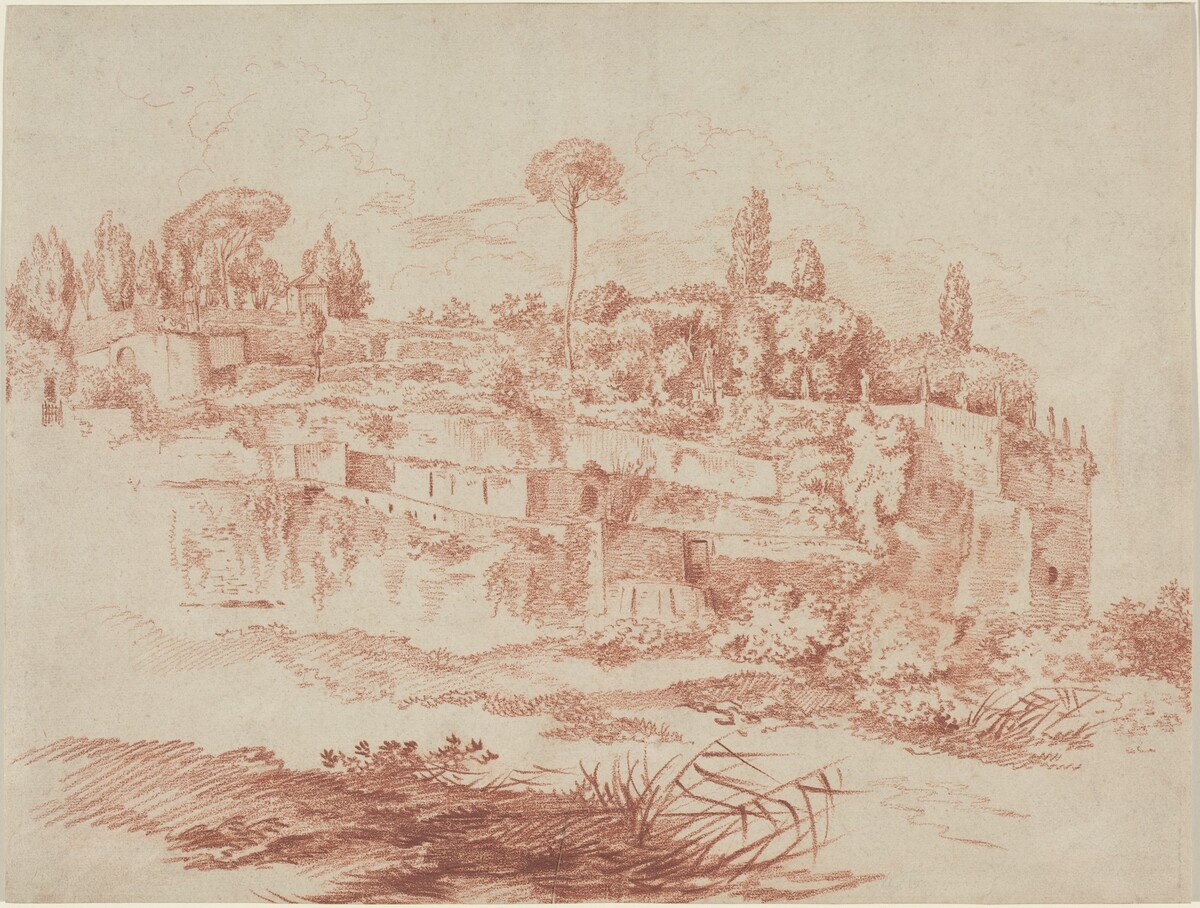 Gardens of the Villa Mattei by Attributed to Jacques-François Amand