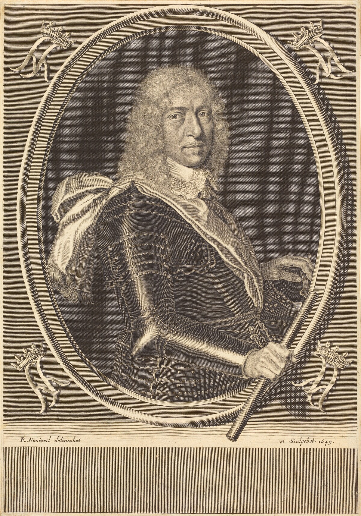 Louis de Bourbon-Vendome, Duc de Mercoeur by Robert Nanteuil