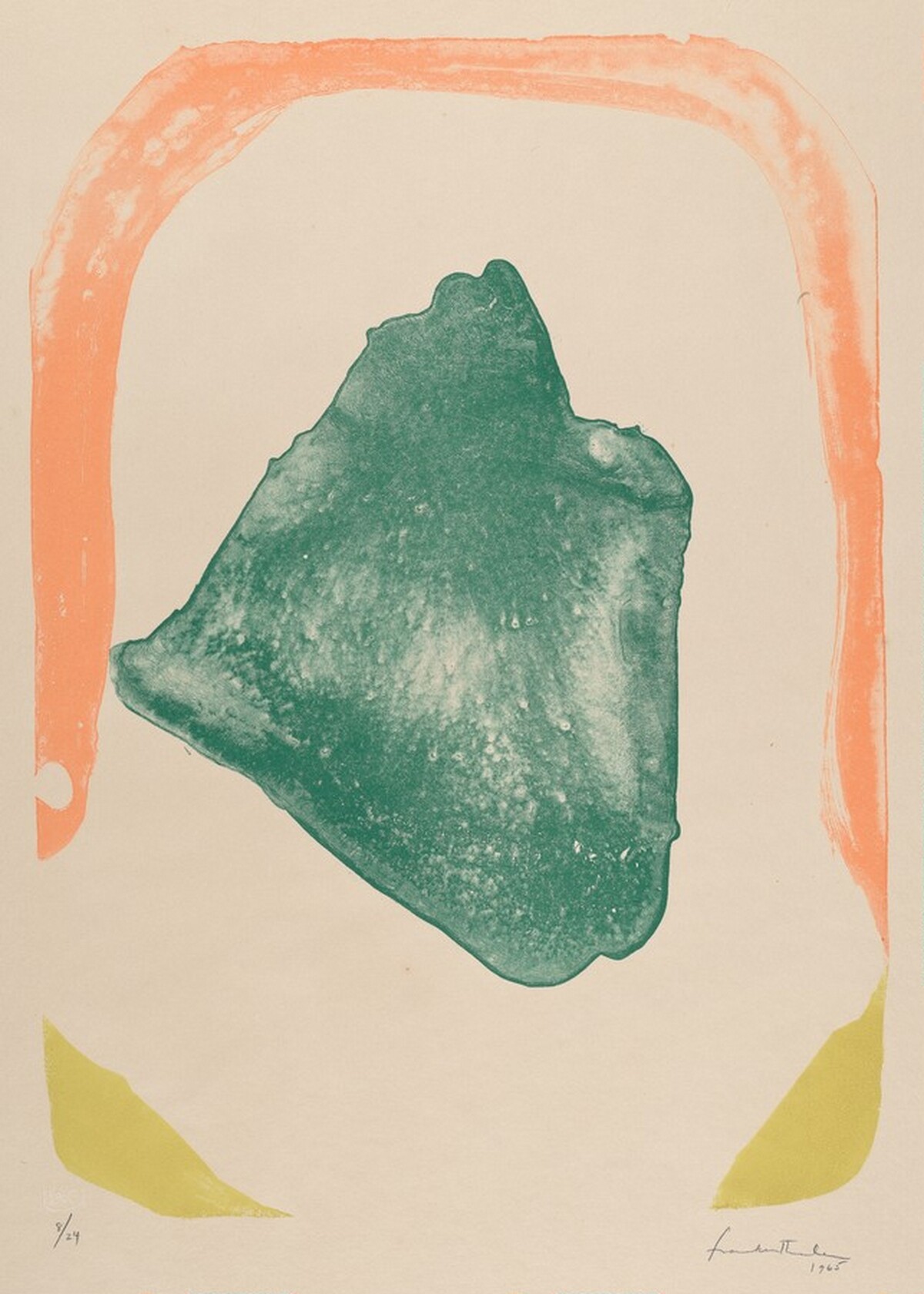 Orange Hoop by Helen Frankenthaler