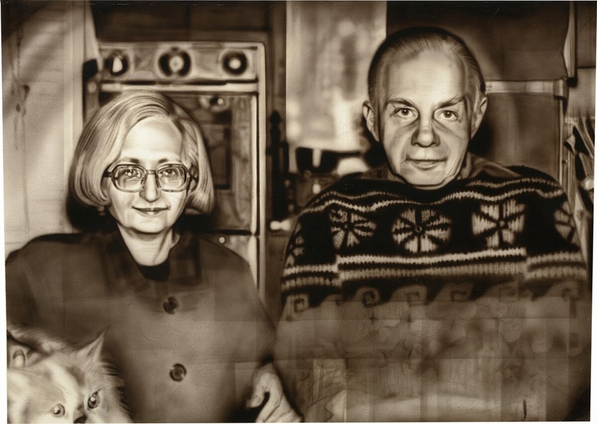 Dorothy and Herb Vogel by Daryl Trivieri
