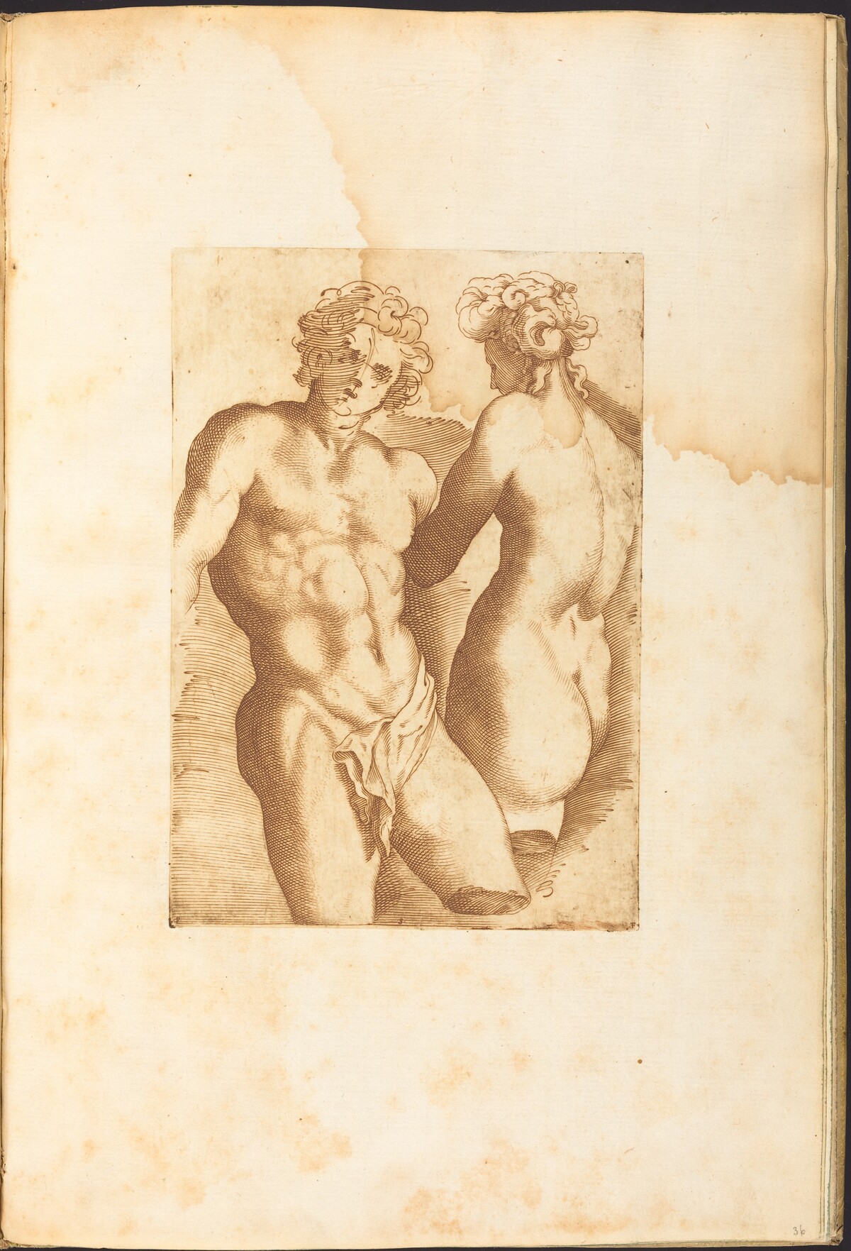 Print from Drawing Book by Luca Ciamberlano