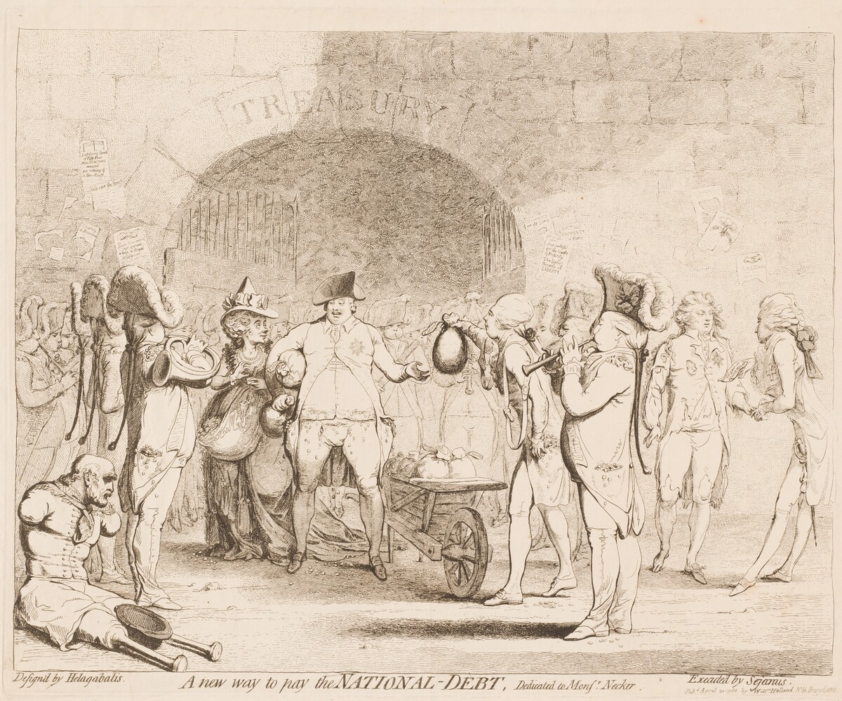 A New Way to Pay the National-Debt by James Gillray