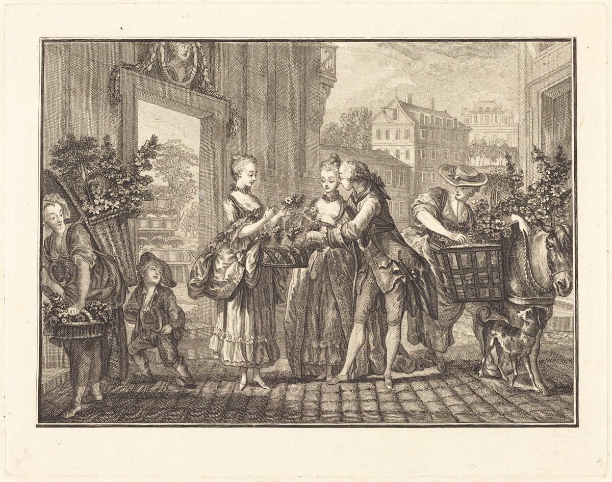 Le printemps by Joseph de Longueil after Charles Eisen