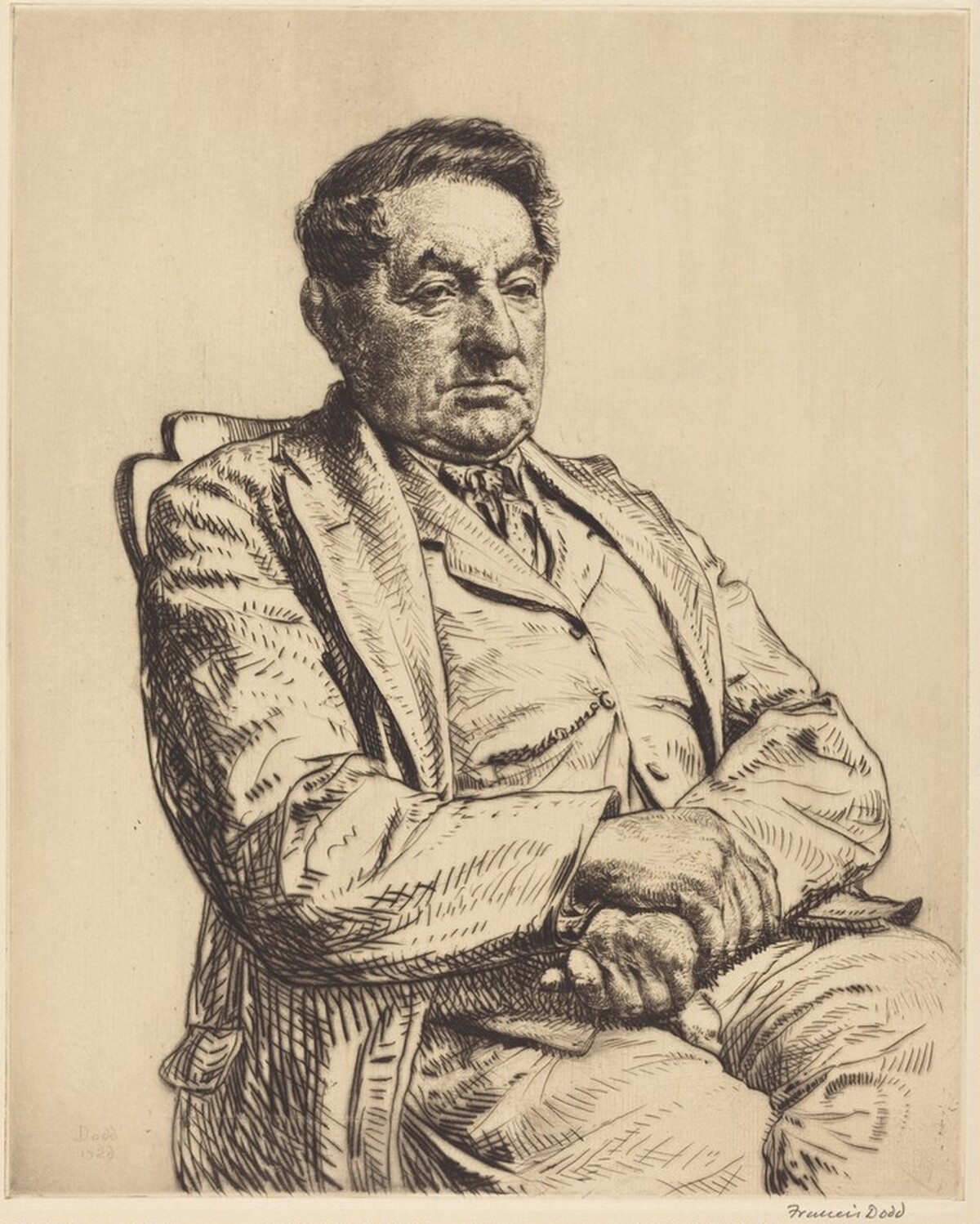 Old Postillion by Francis Dodd