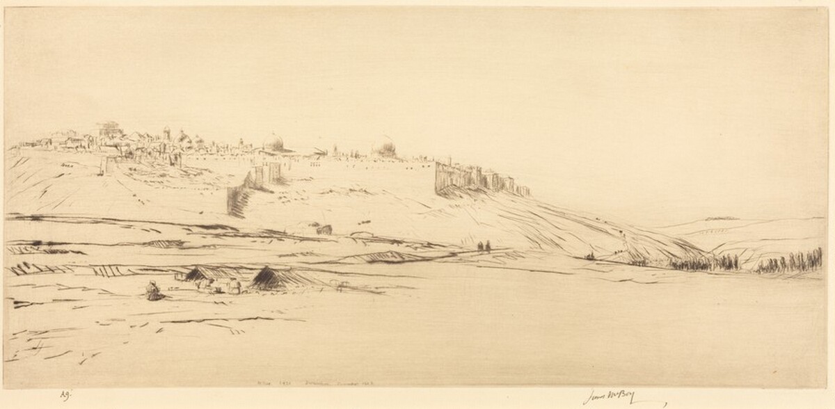 Jerusalem from Olivet by James McBey