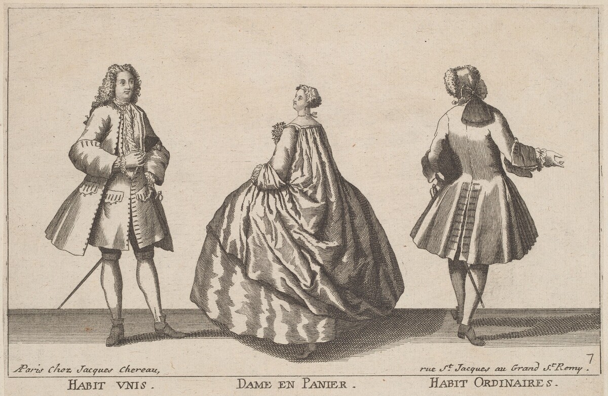 Habit Unis/Dame en Panier/Habit Ordinaires by published by Jacques Chéreau
