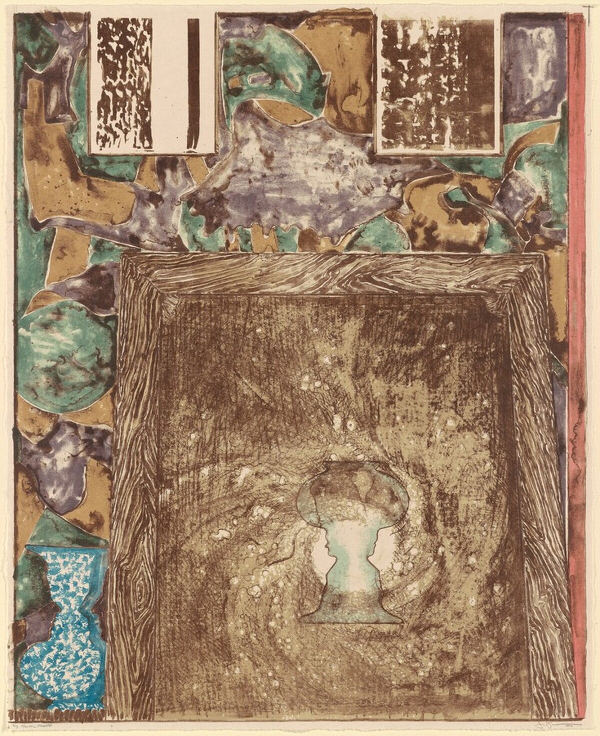 Untitled [trial proof] by Jasper Johns