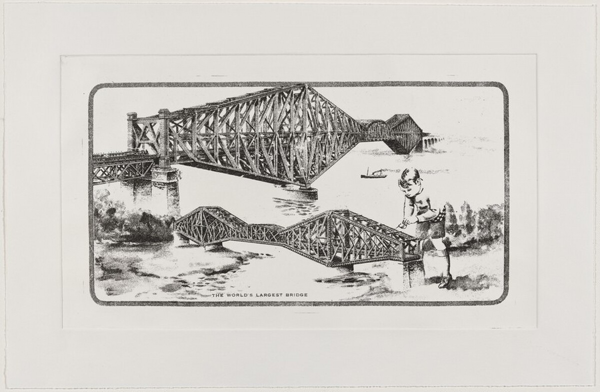 Cantilever Bridges [working proof 1] by Chris Burden
