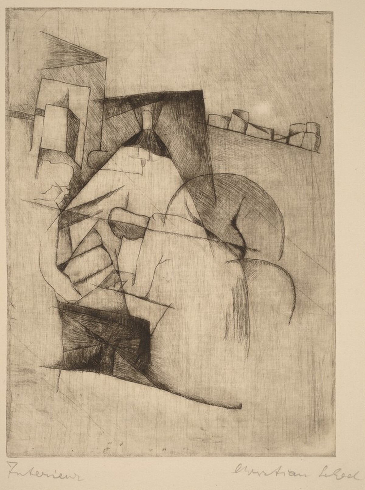 Interieur by Christian Schad