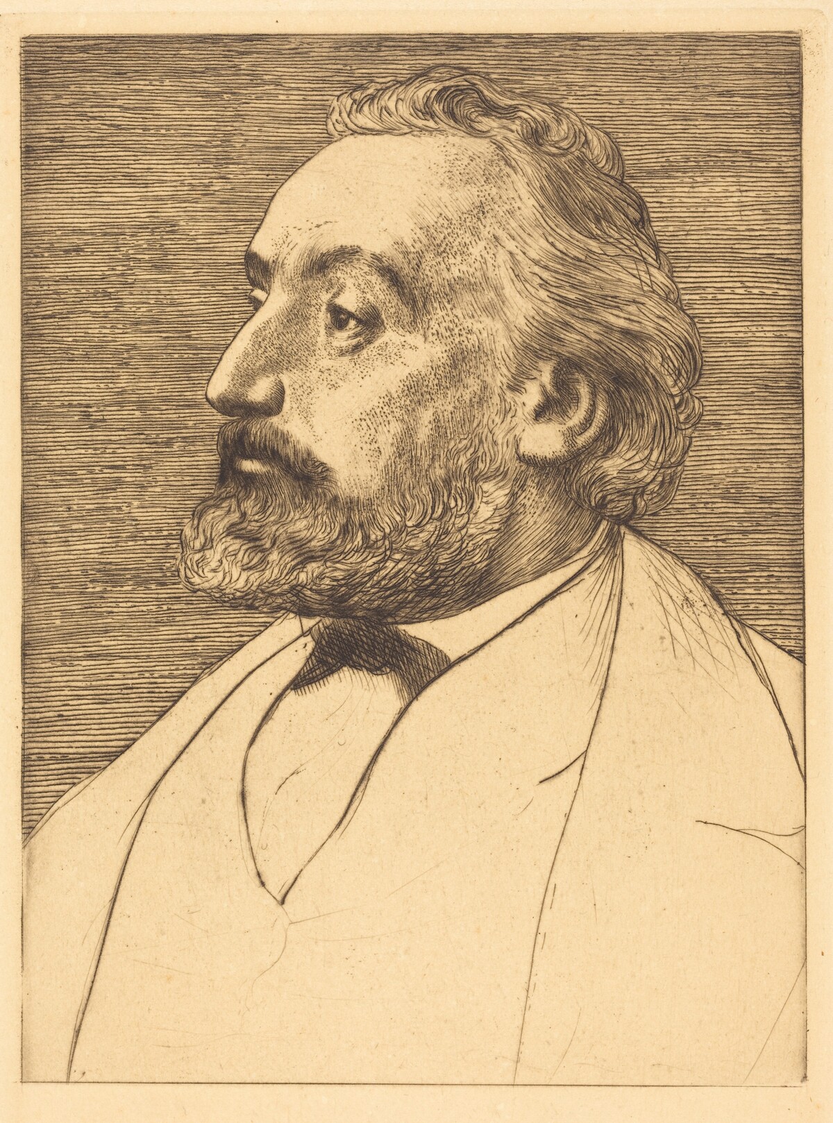 Leon Gambetta, 2nd plate by Alphonse Legros