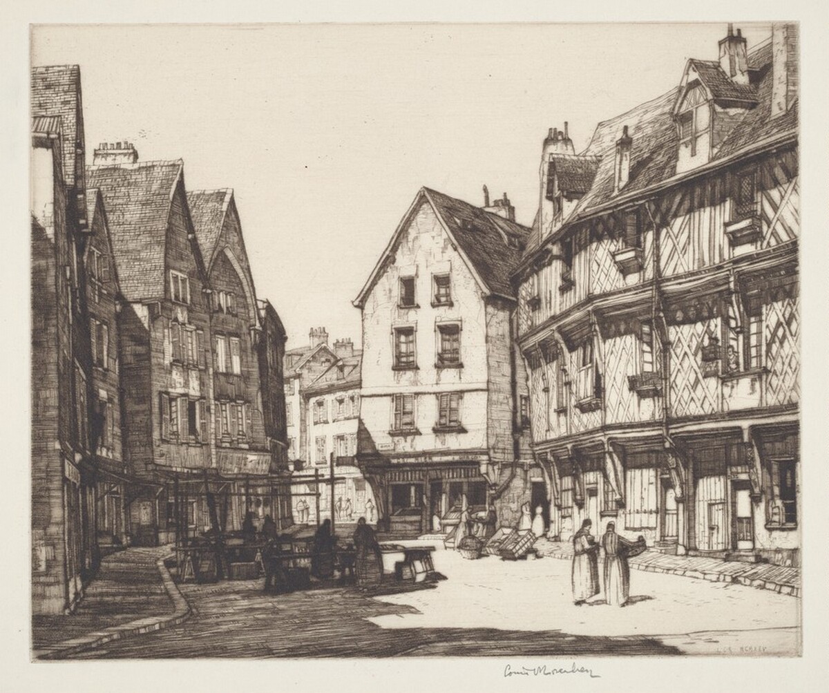House of the Salmon, Chartres by Louis Conrad Rosenberg