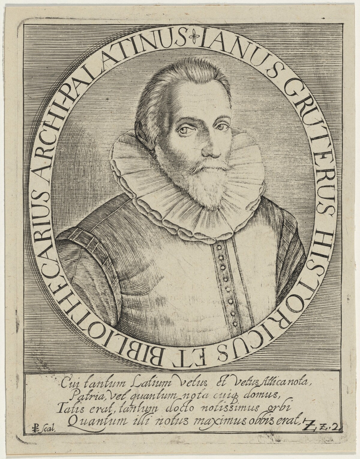 Jan Gruter, Writer, Critic and Scholar by Unknown Artist