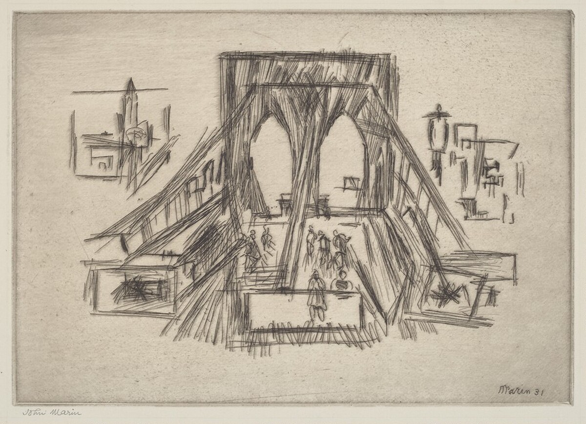 Approach to the Bridge by John Marin