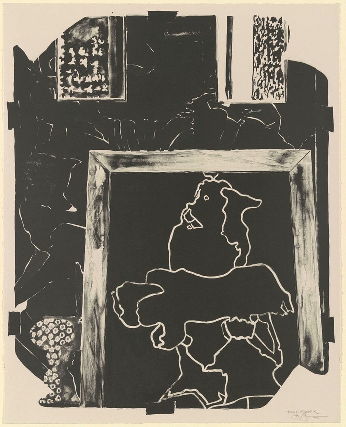 Untitled [trial proof] by Jasper Johns
