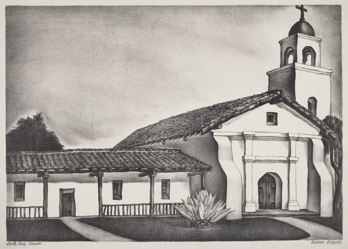 Santa Cruz Mission by Marguerite Redman Dorgeloh
