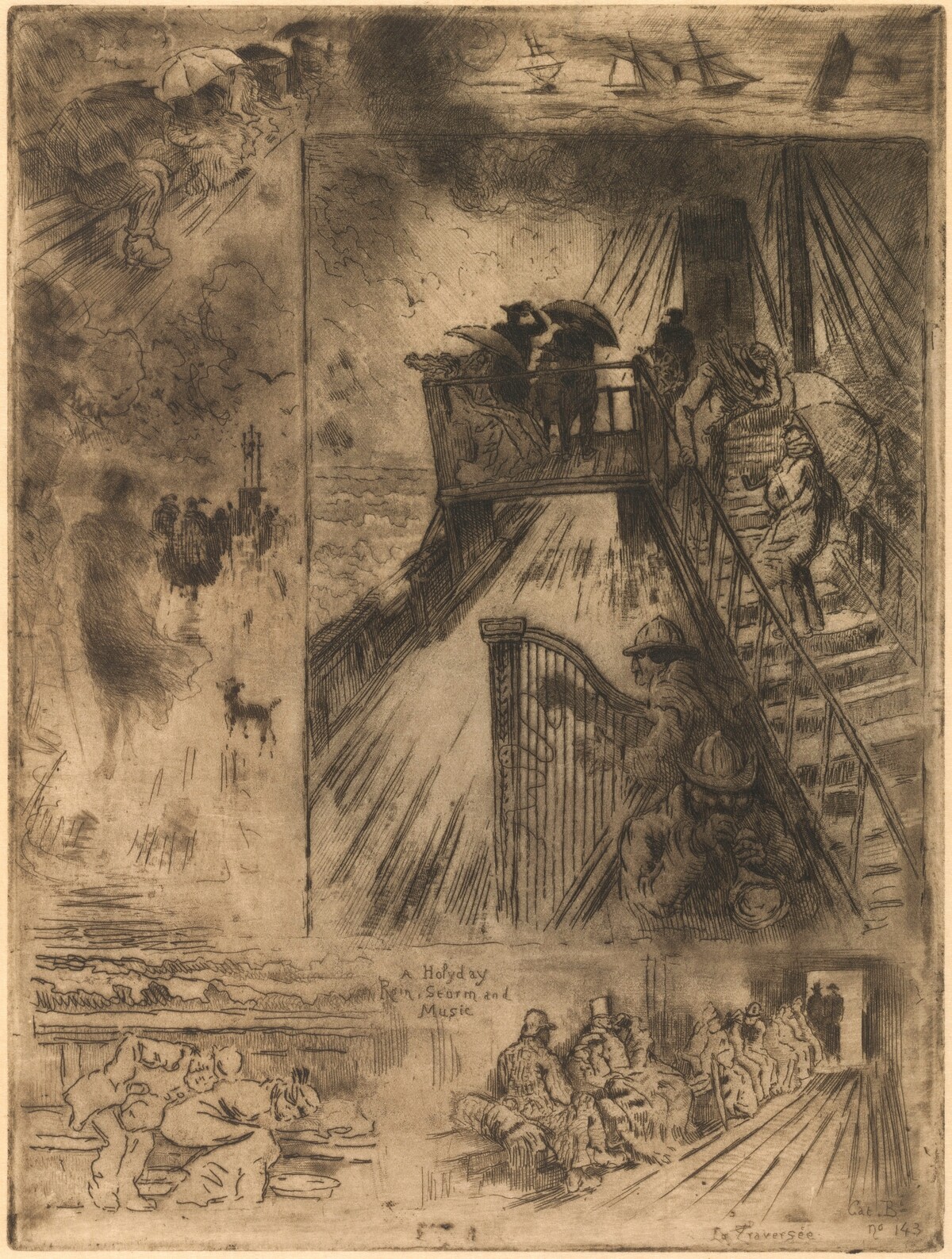 La Traversée (The Passage) by Félix-Hilaire Buhot