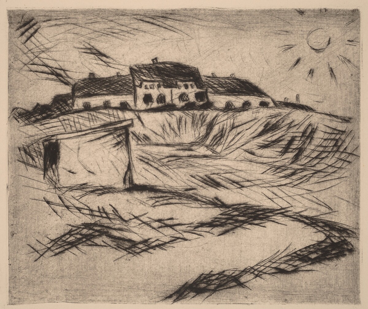Barracks (Kaserne) by Walter Gramatté