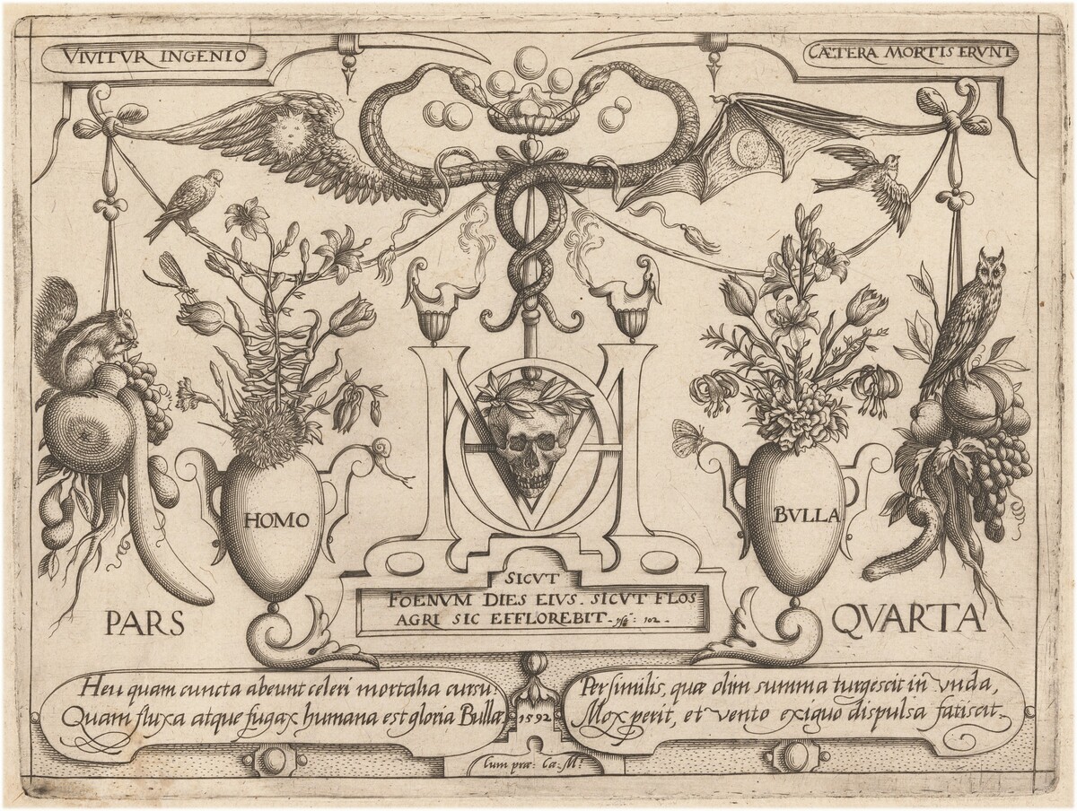 Archetypa studiaque patris Georgii Hoefnagelii [Part 4, Titlepage] by Jacob Hoefnagel, after Joris Hoefnagel