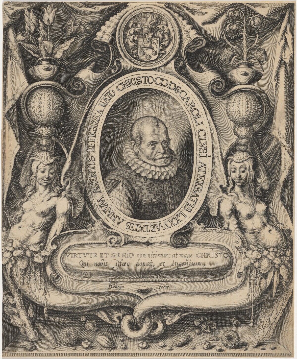 Carolus Clusius, Professor of Botany at Leyden by Jacques de Gheyn II