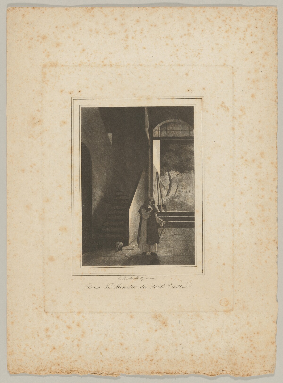 Nel Monastero dei Santi Quattro (In the Monastery of the Four Saints) by Carlo Baldassare Simelli
