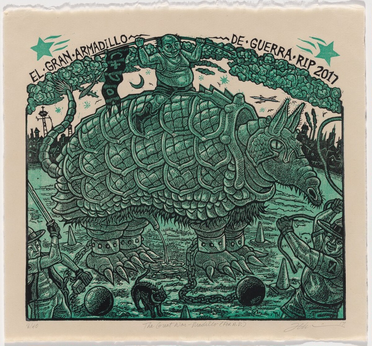 The Great War-Madillo by Tom Huck
