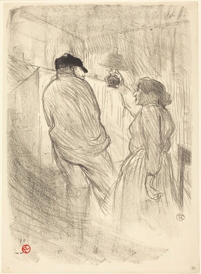 At the Theatre-Libre: Antoine in "L'inquiétude" (Au Théatre-Libre: Antoine dans "L'inquiétude")