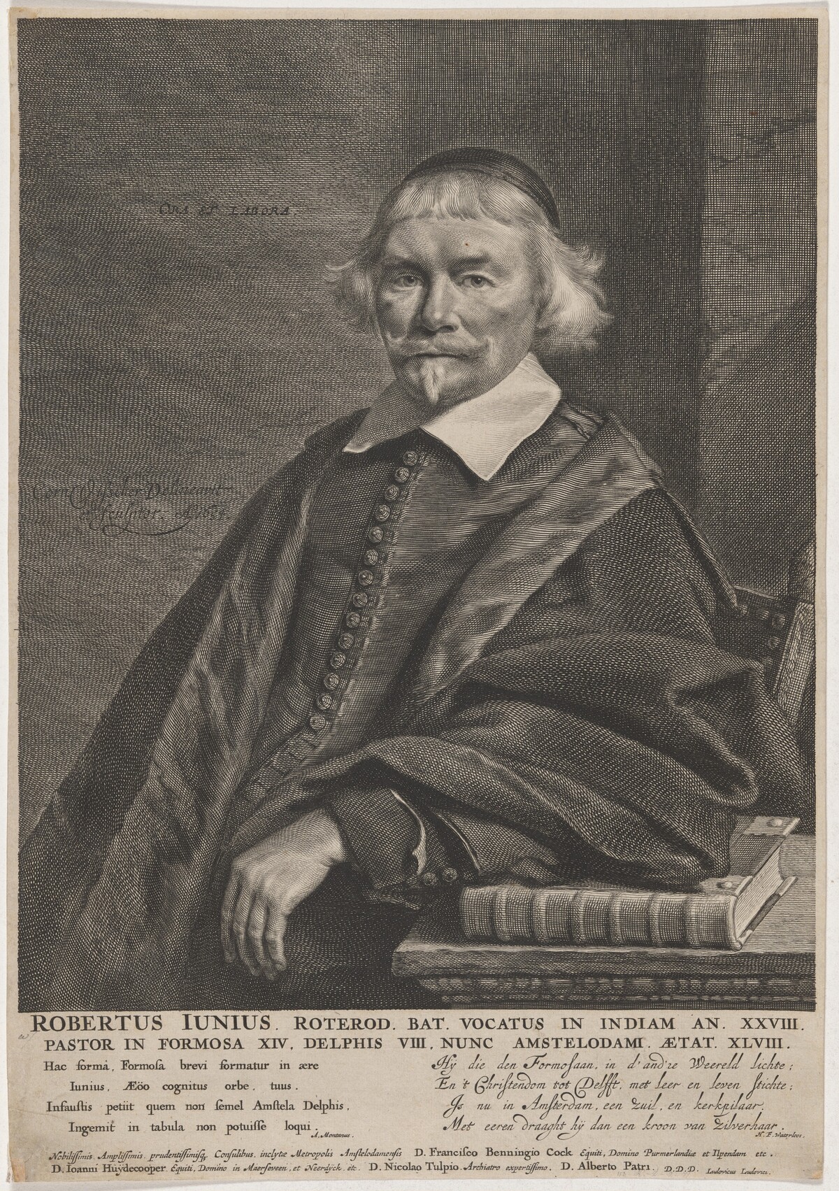 Robert Junius by Cornelis Visscher
