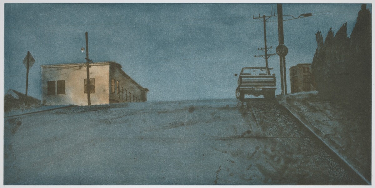 20th and Mississippi–Night by Robert Bechtle