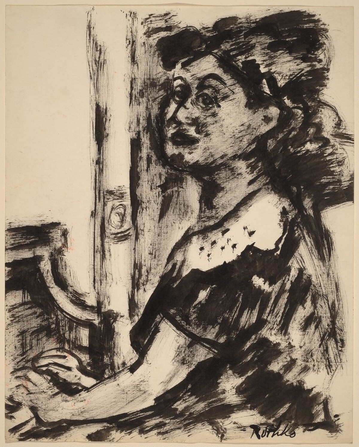 Woman Playing the Piano by Mark Rothko