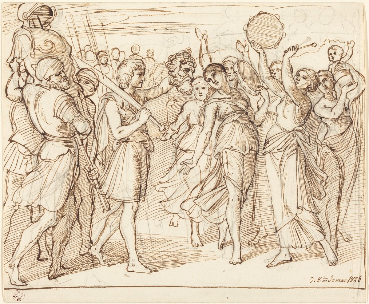 The Triumph of David by Julius Schnorr von Carolsfeld