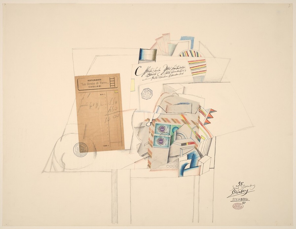 La Scala di Ferro (The Iron Ladder) by Saul Steinberg