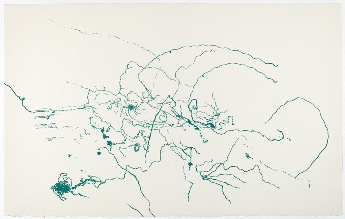 GREEN LINE by Bruce Conner
