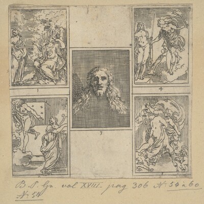 The Obsequies of Agostino Carracci: First Plate
