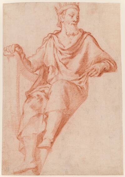 King David (Design for a Lunette)