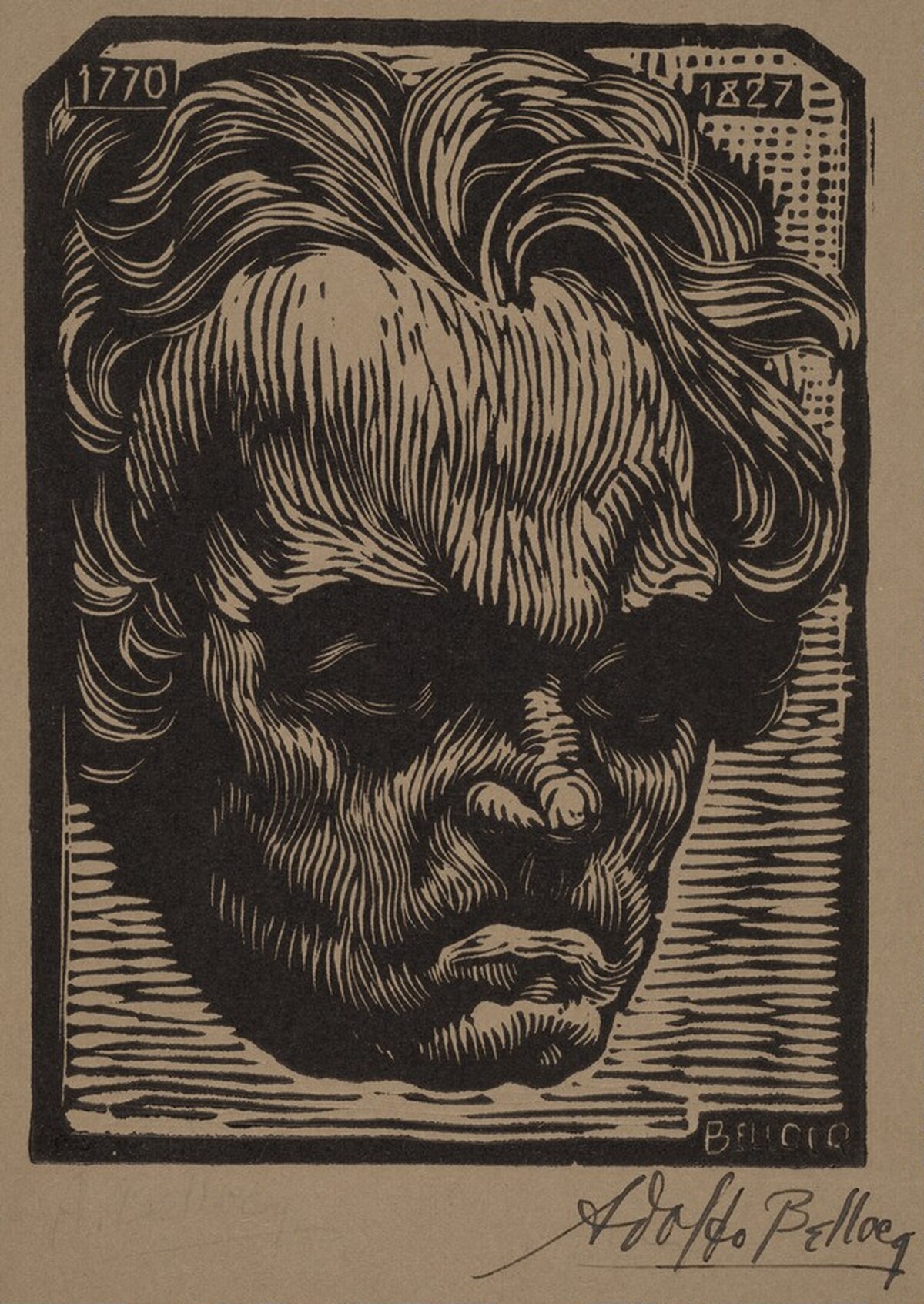 Beethoven by Adolfo Bellocq