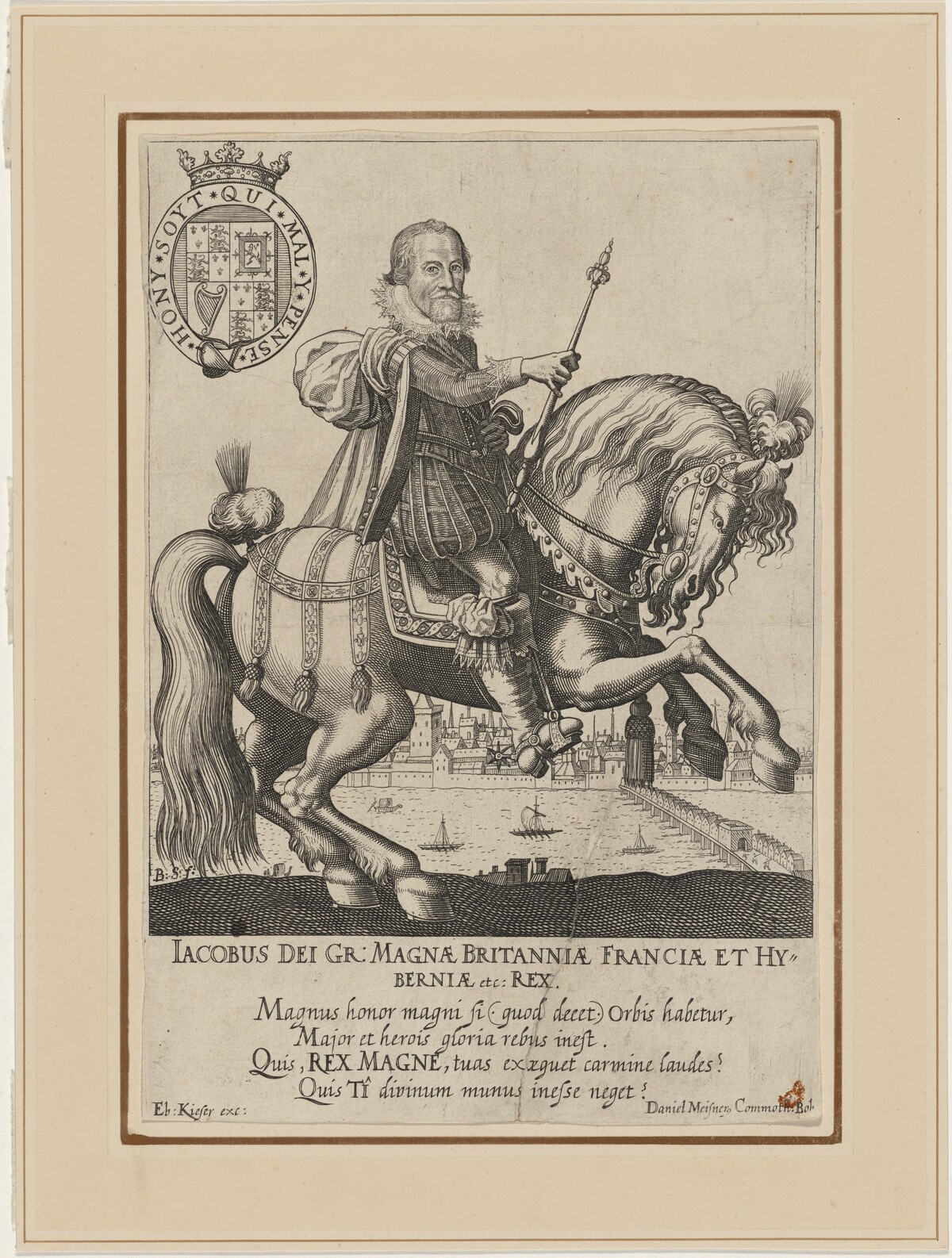 James I on Horseback by Unknown Artist