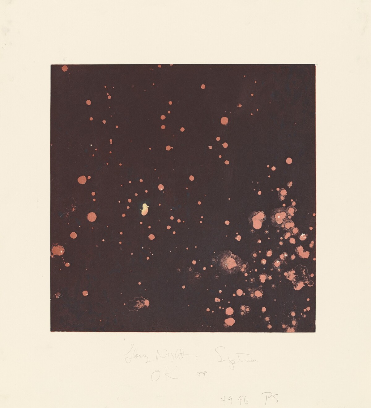 Starry Night: September by Pat Steir
