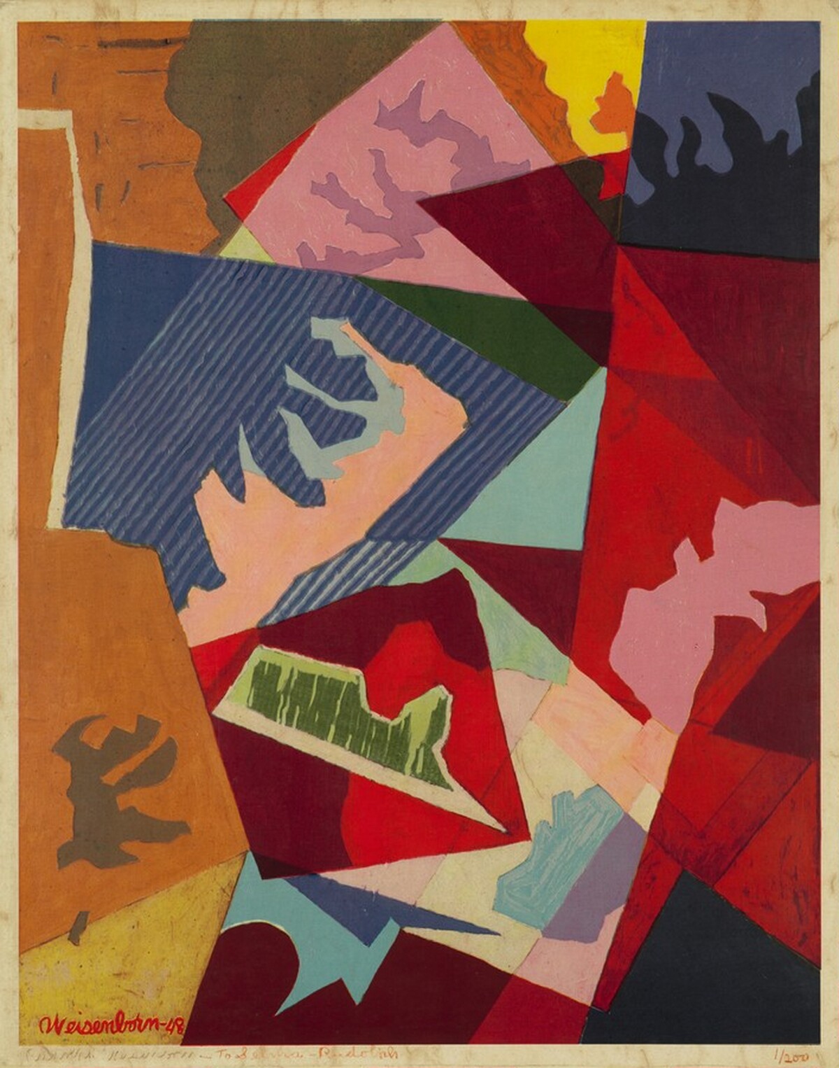 Moonglow (Abstraction) by Rudolph Weisenborn