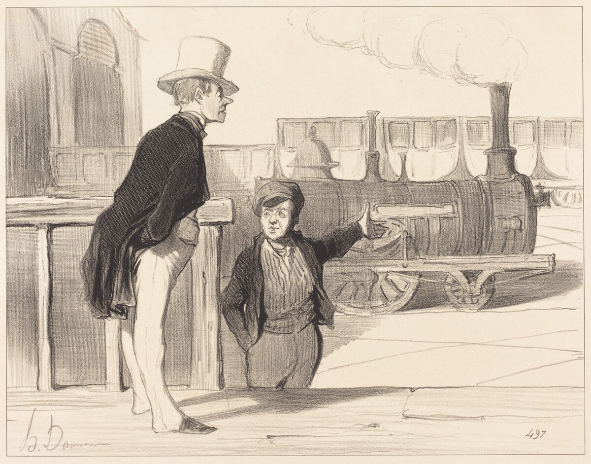 Si ma machine est bonne? je crois bien... by Honoré Daumier