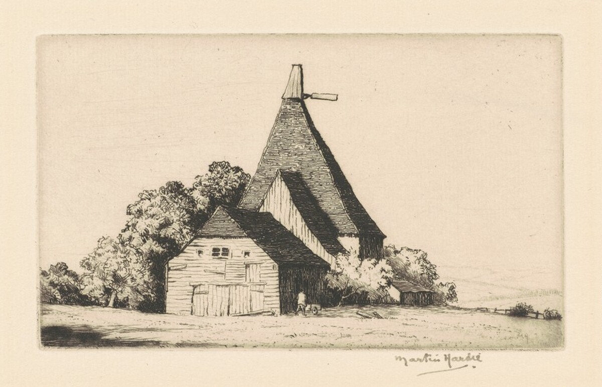 Oast House near Lamberhurst by Martin Hardie