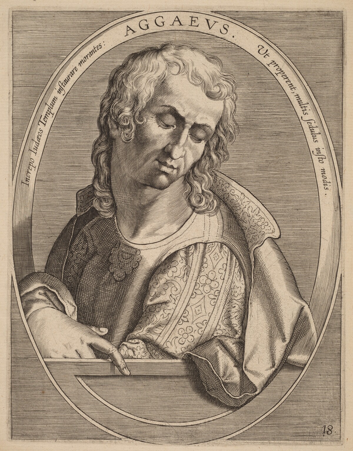 Aggaeus by Theodor Galle after Jan van der Straet