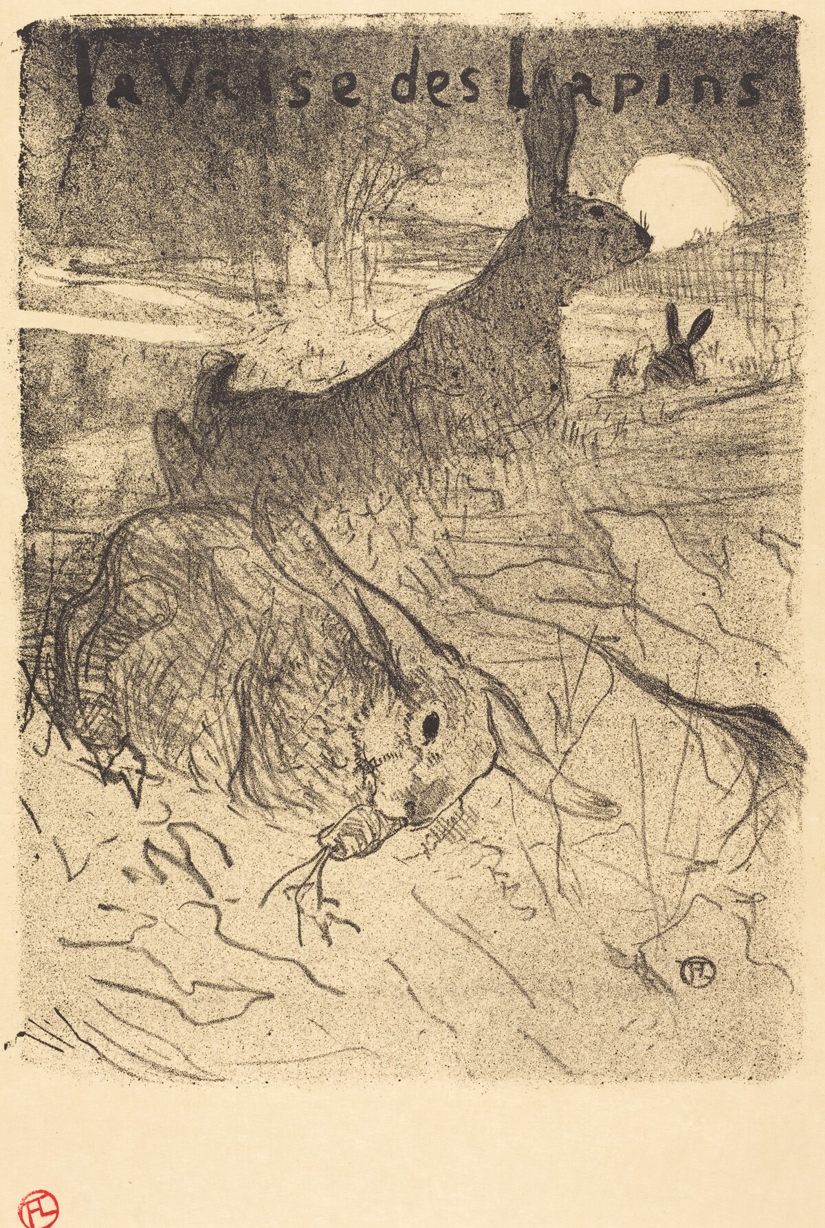 La valse des lapins by Henri de Toulouse-Lautrec
