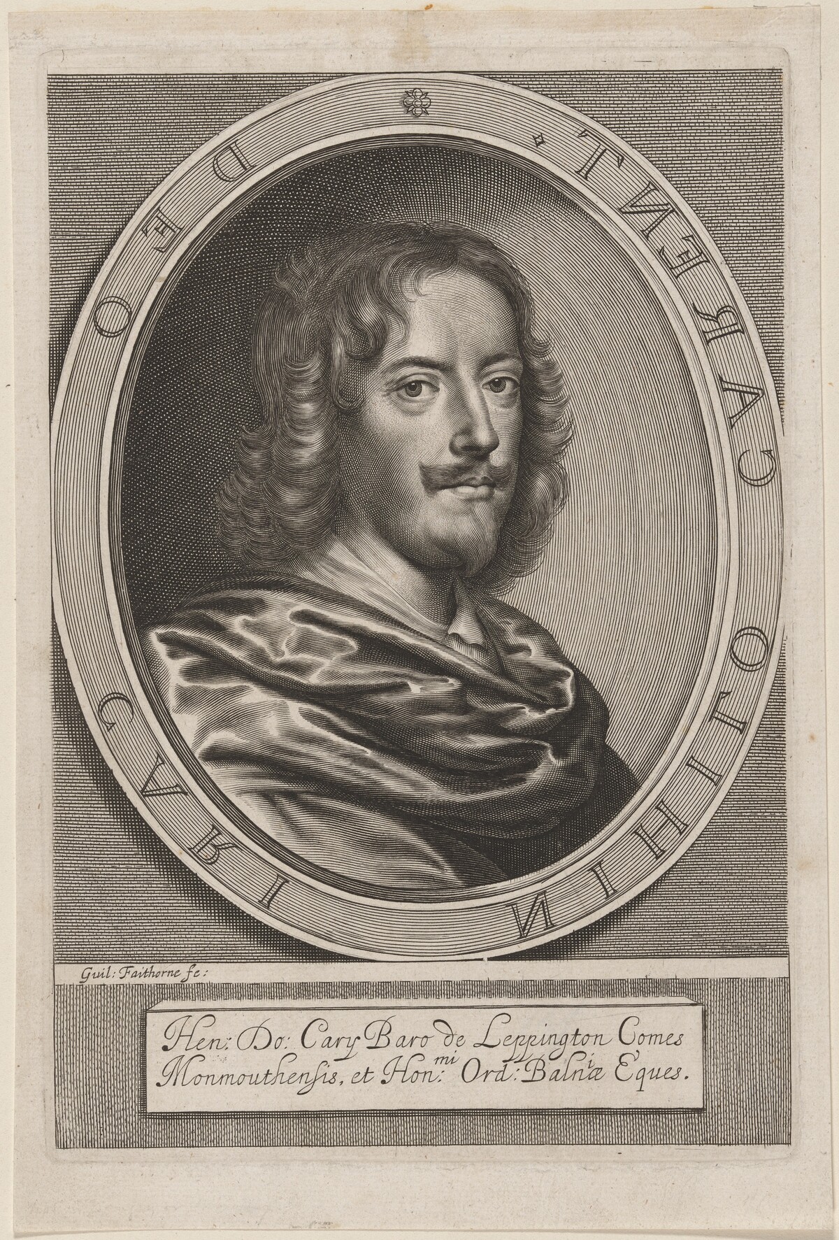 Henry Carey, Earl of Monmouth by William Faithorne