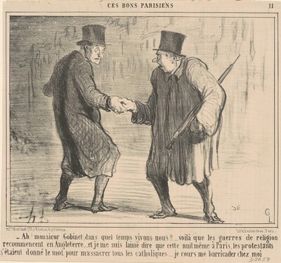 Ah! Monsieur Gobinet, dans quel temps ...