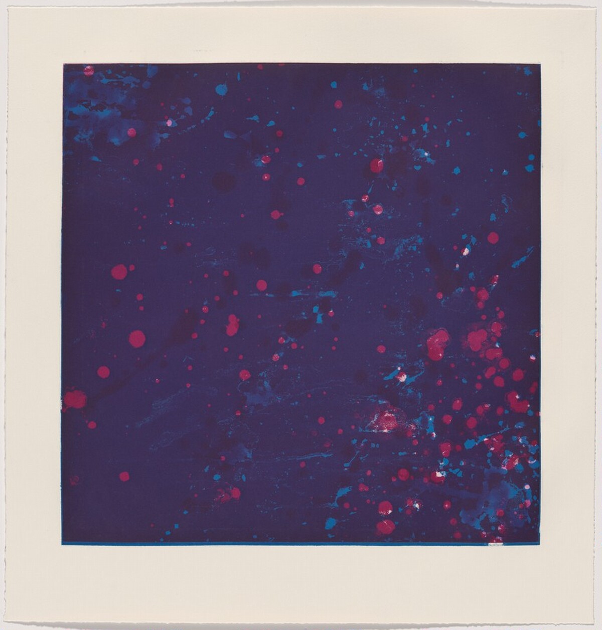 Starry Night: September [working proof 4] by Pat Steir
